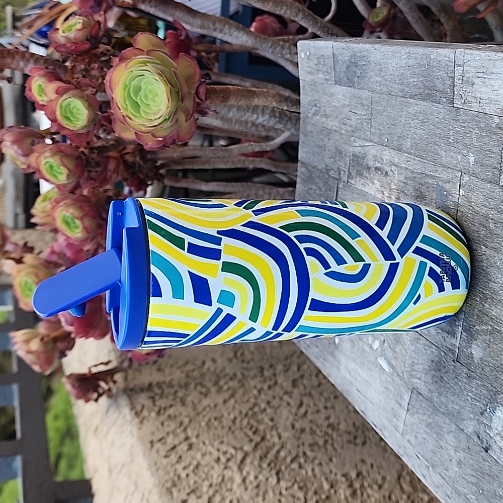 Tabitha Brown Water Bottle Blue 16oz